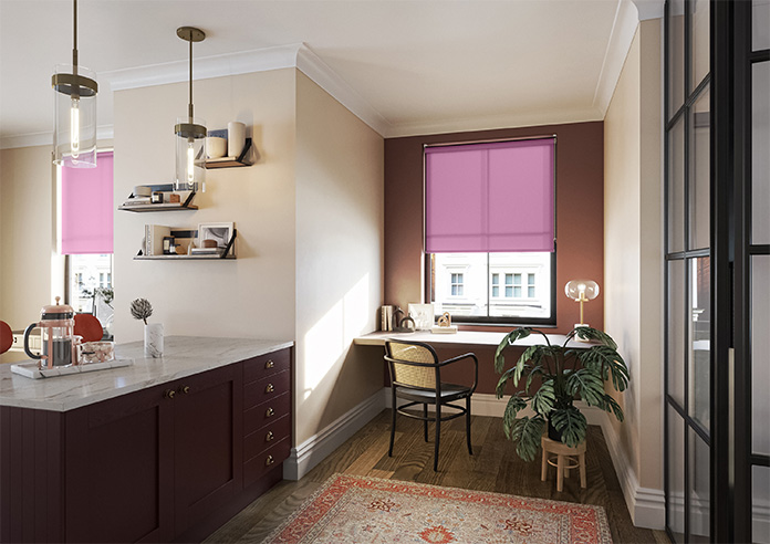 Trapani, Mauve - Roller Blind - Image 7